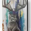 Grey Jackalope Paint By Number