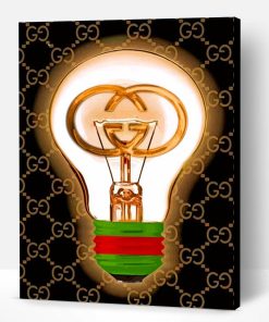 Gucci Light Bulb Paint By Number