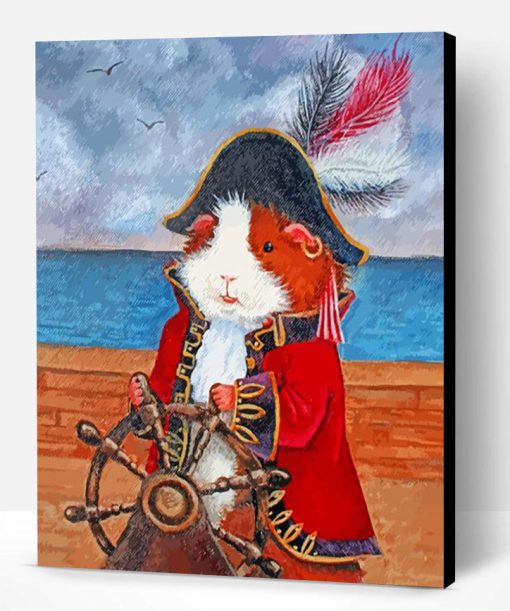 Guinea Pig Pirate Paint By Number