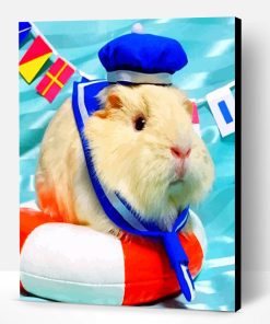 Guinea Pig Sailor Paint By Number