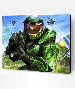 Halo Game Paint By Number