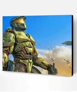 Halo Illustration Paint By Number
