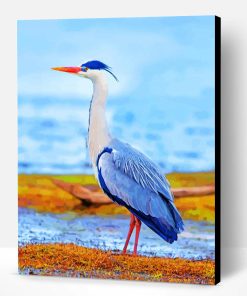 Heron Bird Paint By Number