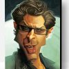 Caricature Ian Malcolm Paint By Number
