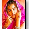 Beautiful Indian Woman Paint By Number