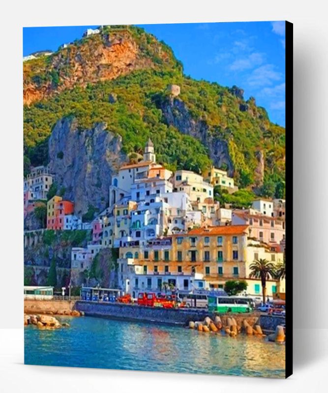 Amalfi Coast In Italy Paint By Number