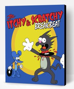 Itchy And Scratchy Animation Paint By Number