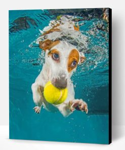 Jack Russell Underwater Paint By Number