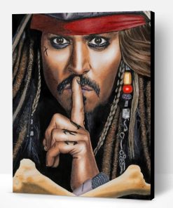 Captain Jack Sparrow Paint By Number