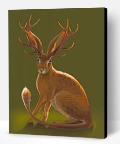 Jackalope Animal Paint By Number