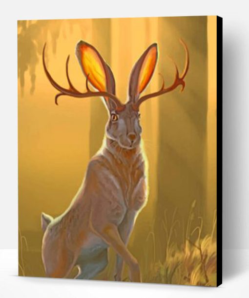 Fantastic Jackalope Paint By Number