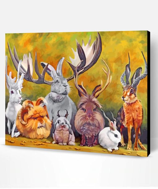 Jackalopes Of The World Paint By Number