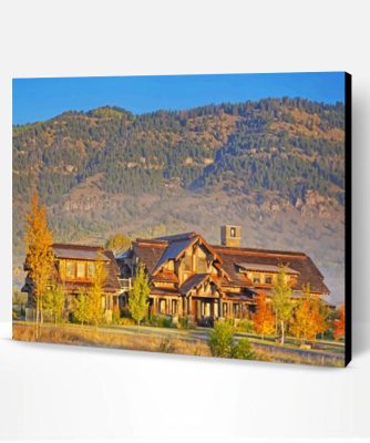 Jackson Hole Landscape Paint By Number