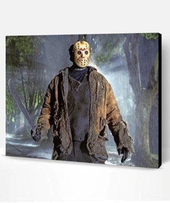 Scary Jason Voorhees Paint By Number