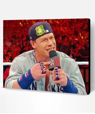 John Cena Speech Paint By Number