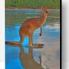 Kangaroo In The River Paint By Number