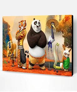 Kung Fu Panda Animation Paint By Number