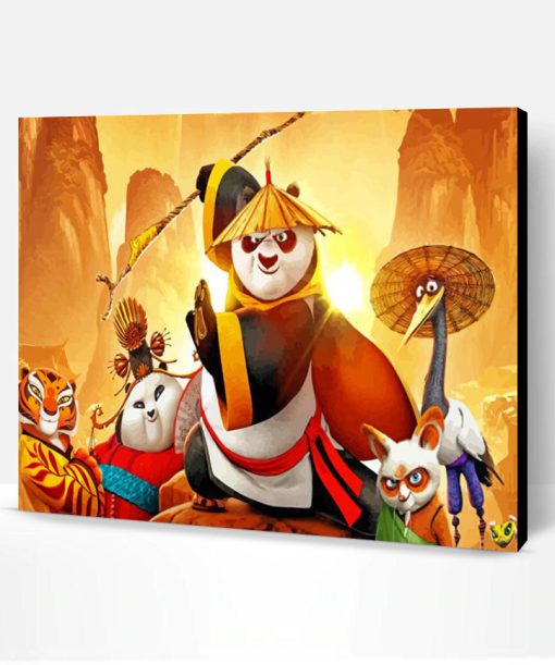 Kung Fu Panda Paint By Number