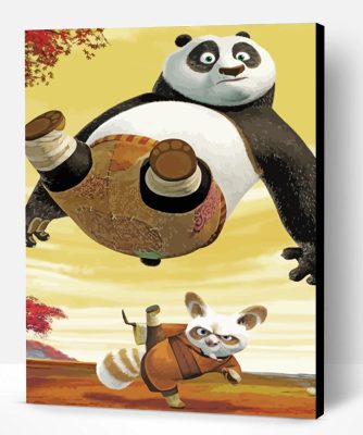 Kung Fu Panda Animation Paint By Number