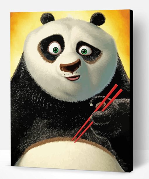 Kung Fu Panda Paint By Number