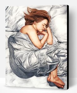 Lady Sleeping Paint By Number