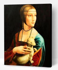 Lady With An Ermine Leonardo Da Vinci Paint By Number