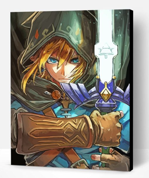 Legend Of Zelda Link Paint By Number