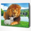 Lion And Lamb Paint By Number