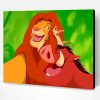 Lion King Timon And Pumbaa Paint By Number