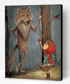 Little Red Riding Hood Animation Paint By Number