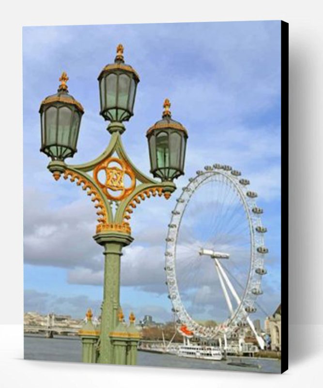 London Eye And Lantern Paint By Number