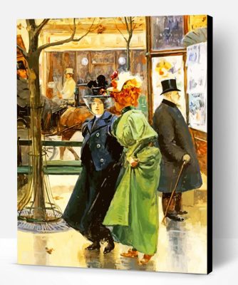 Louis Abel Truchet Sur Les Boulevards Paint By Number