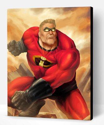 Mr Incredible Paint By Number