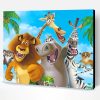 Madagascar Funny Animals Paint By Number