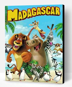 Madagascar Movie Paint By Number