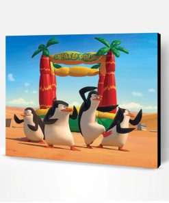 Madagascar Penguins Paint By Number
