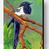 Magpie Bird On Stick Paint By Number