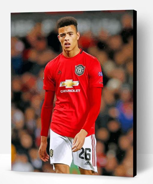 Man United Mason Greenwood Paint By Number