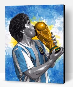 Maradona Argentina Paint By Number