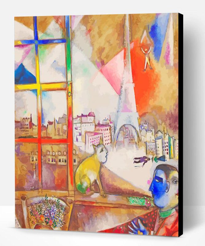 Marc Chagall Paris Through The Window Paint By Number