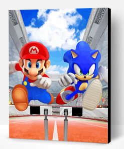Mario And Sonic Paint By Number