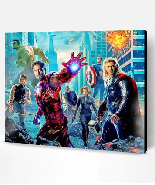 Marvel Heroes And Avengers Paint By Number