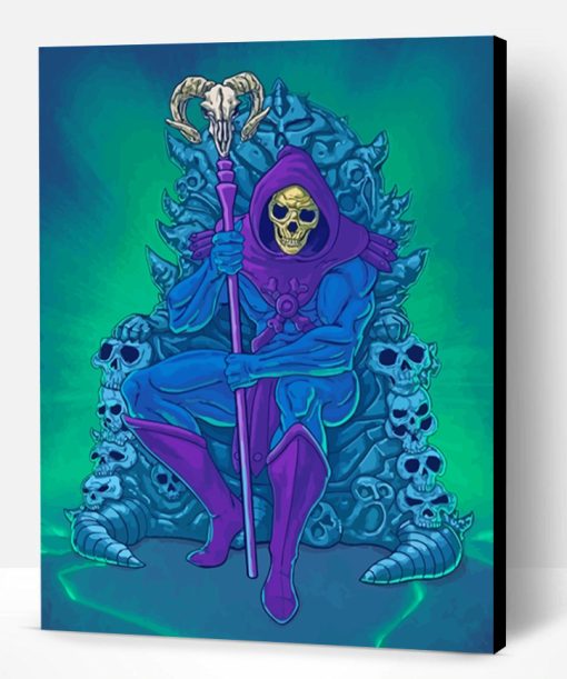 Master Of The Universe Skeletor Paint By Number