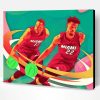 Miami Heat Players Art Paint By Number