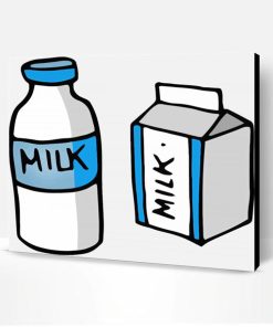 Milk Illustration Paint By Number