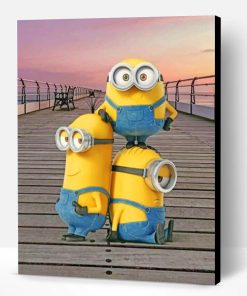 Minion Vacation Paint By Number