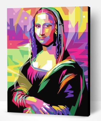 Colorful Mona Lisa Paint By Number