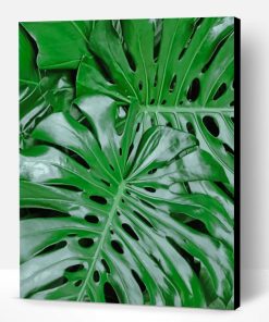 Green Monster Leaves Paint By Number