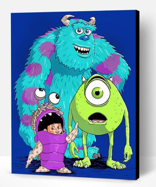 Monster University Paint By Number