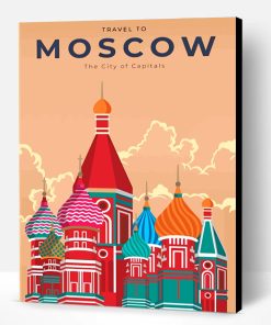 Moscow Russia Paint By Number